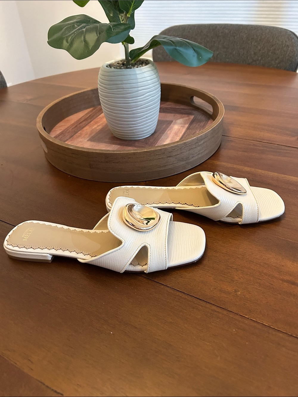 Antonio Melani Slide Sandals